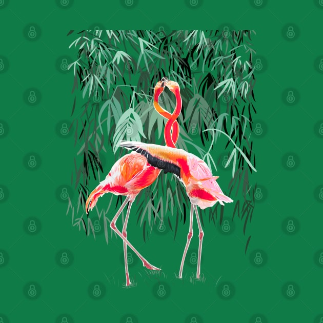 Flamingos couple by Mimie20