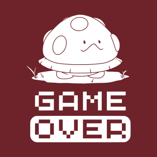 Game Over Design (white print) T-Shirt