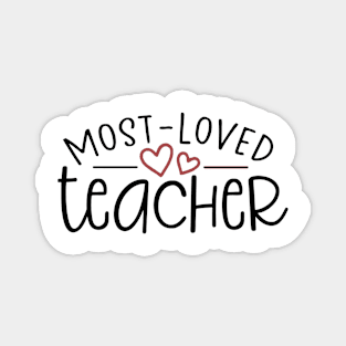 Most Loved Teacher Magnet