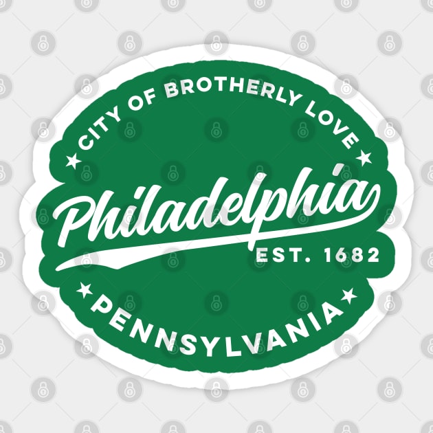 City of brotherly love: Jersey City USA' Sticker
