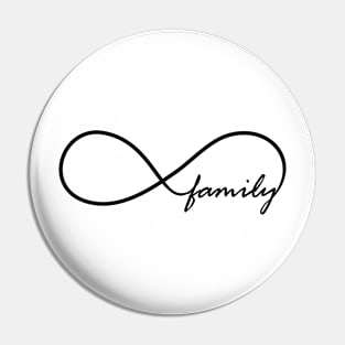 Family Love Forever Symbol Together Parents Mother Father Children We Proud Present Birthday Pin