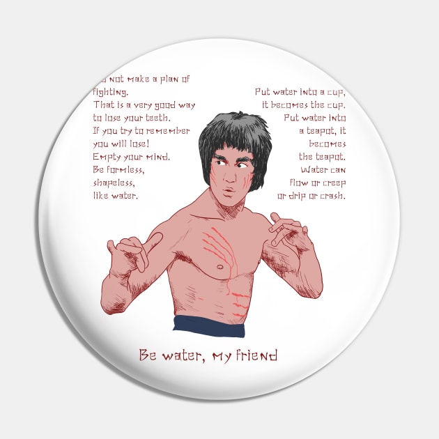 Be water, my friend Pin by MarceloMoretti90