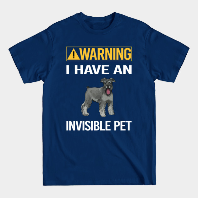 Disover Funny Invisible Pet Schnauzer 03 - Schnauzer - T-Shirt