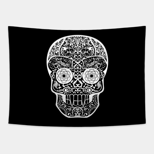 Calavera Nosferatu Tapestry by Magmata