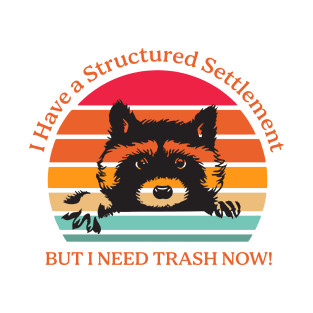 I Have A Structured Settlement But I Need Trash Now T-Shirt