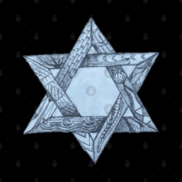 The 12 Tribes of Israel - Star of David by Culam Life