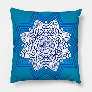 Mandala, meditation, yoga, tattoo Pillow