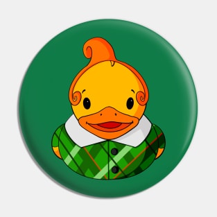 Green Munchkin Rubber Duck Pin