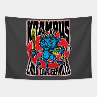 Krampus Child Care Services Tapestry