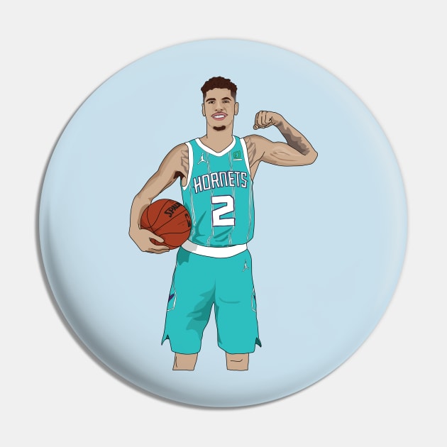 Lamelo Ball Charlotte Hornets Pin by xavierjfong