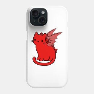 Cute Cat Red Dragon Calm Drake Phone Case