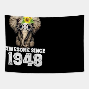 Awesome since 1949 71 Years Old Bday Gift 71th Birthday Tapestry