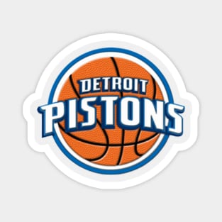 Old Detroit Pistons Magnet