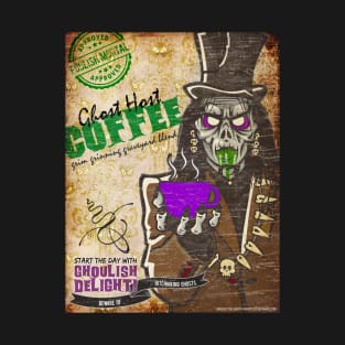 Haunted Mansion: Grim Grinning Coffee T-Shirt