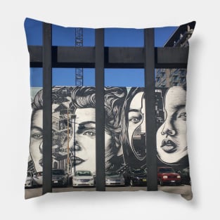 Graffiti Downtown LA, Street Art Pillow