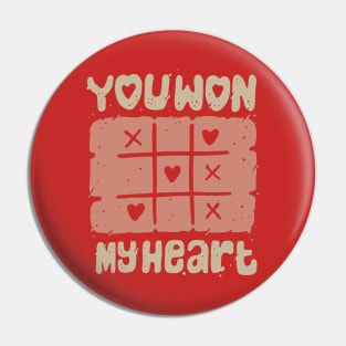 You Won My Heart Pin