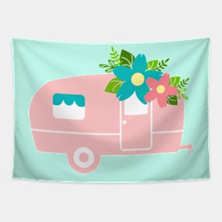 Floral Car Cute Tapestry