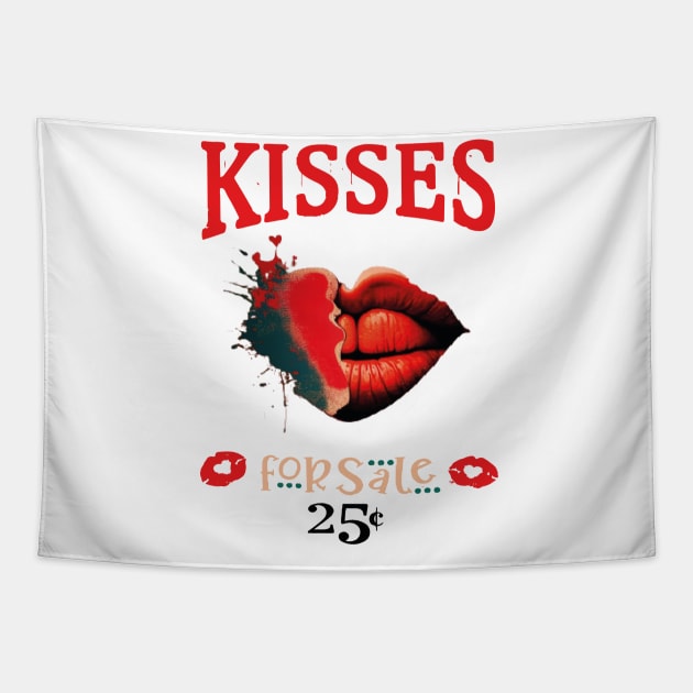 new kiss for sales Tapestry by TOMOBIRI