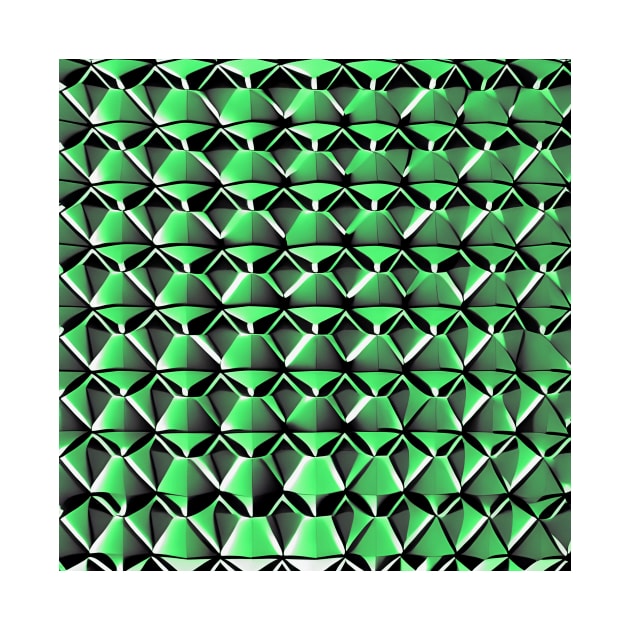 3D Geometric Polygon (Screamin Green) by SmartPufferFish