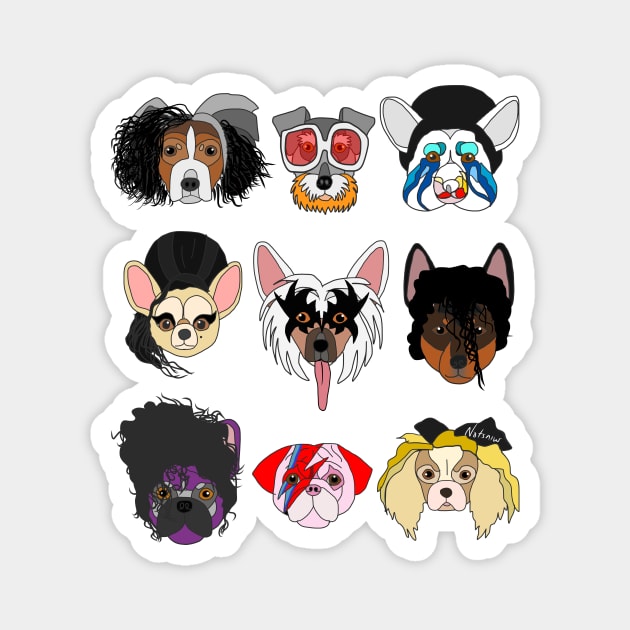 Pop Dogs Magnet by notsniwart