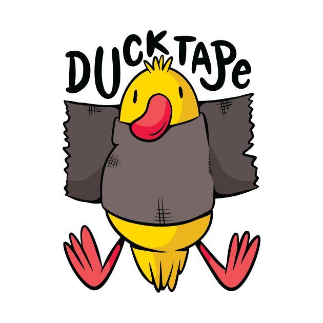 Duck Tape // Funny Duct Tape Joke // Cute Duck Cartoon by SLAG_Creative