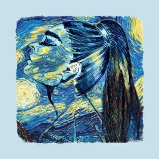 Girl Van Gogh Style T-Shirt