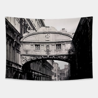 Venice Italy medieval walkway Ponte dei Sospiri Tapestry