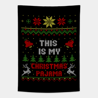 This Is My Christmas Pyjama Ugly Sweater Style Tapestry