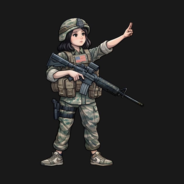 Tactical Girl by Rawlifegraphic