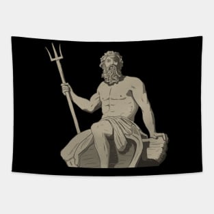 Posedion Statue Tapestry