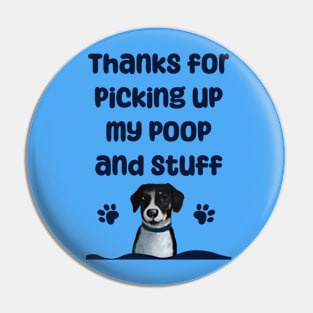 Thank you from doggie Pin