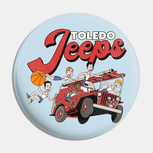 Defunct Toledo Jeeps Basketball Team Pin