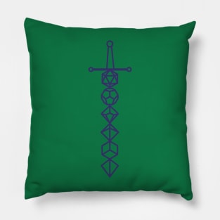 D & D Dice Sword Pillow