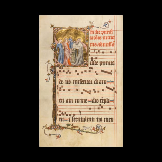 Medieval Majesty: Illuminated Manuscript of a Gregorian Chant by AlienMirror