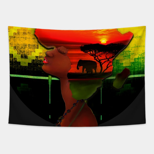 Kente Tapestry by digitaldoodlers