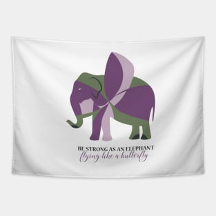 Elephant-Butterfly Tapestry