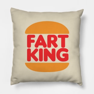 Fart King Funny Pillow