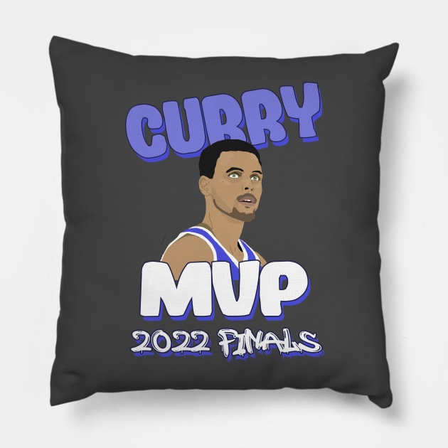 Steph Curry finals MVP Pillow by Danielle