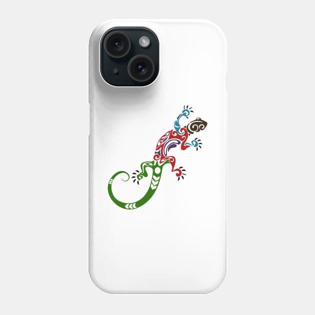 Colorful Gecko Lizard Phone Case by Boop!