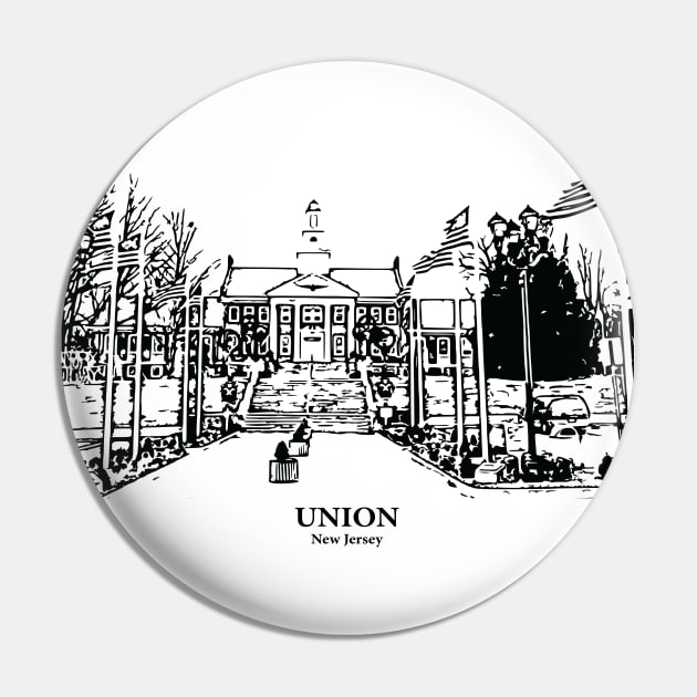 Union - New Jersey Pin by Lakeric