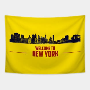 Welcome to New York Tapestry