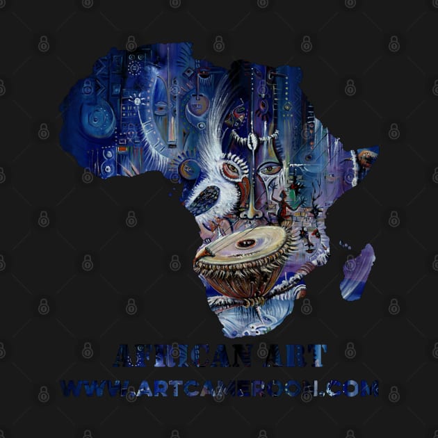 Kora Player African Musician by ArtCameroon