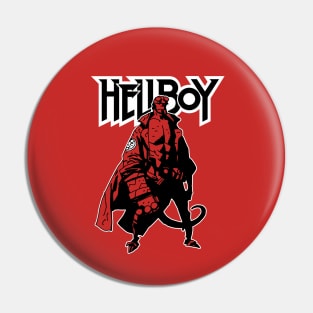 HELLBOY WITH NAME Pin