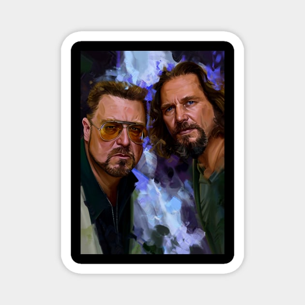 Walter Sobchak & the Dude Magnet by dmitryb1