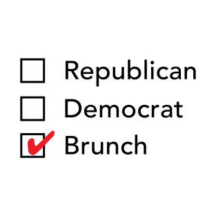 Republican Democrat Brunch T-Shirt