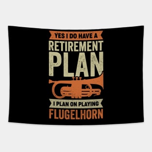 Flugelhorn Player Retirement Gift Tapestry