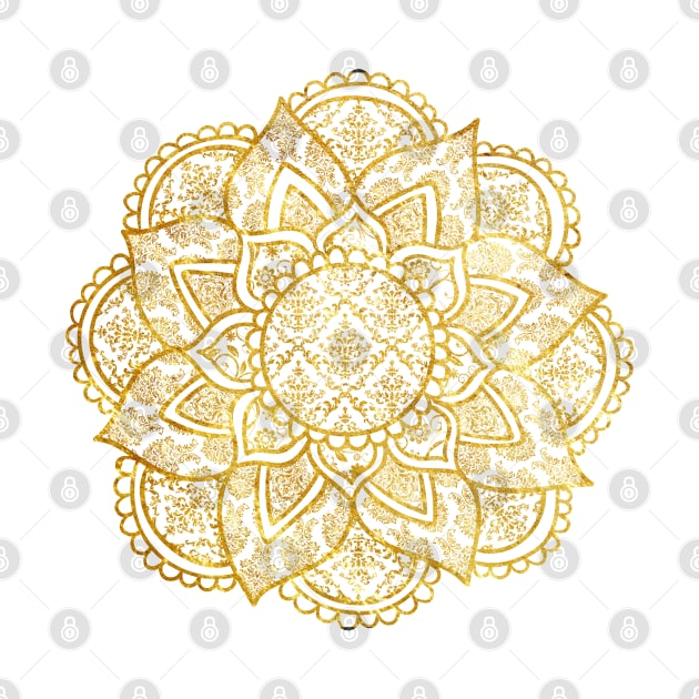 Mandala - Gold by aleibanez