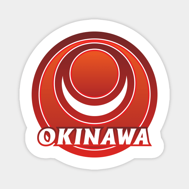 Okinawa Prefecture Japanese Symbol Magnet by PsychicCat