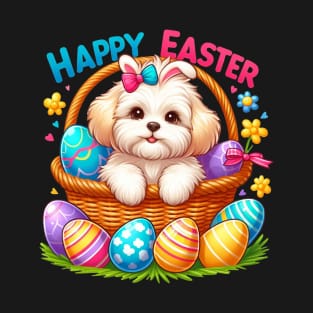 Maltipoo Easter Bunny T-Shirt