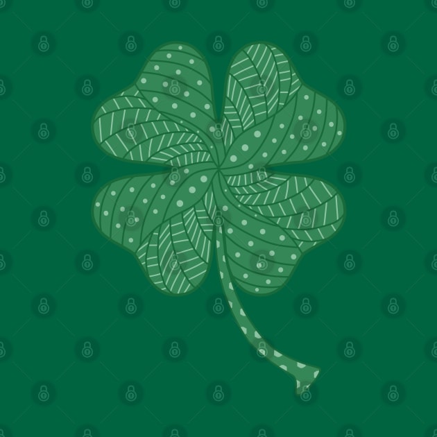 Irish Shamrock Pastel Design by KritwanBlue